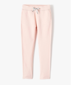 leggings de sport avec surpiqures pailletees fille rose pantalonsE345201_1