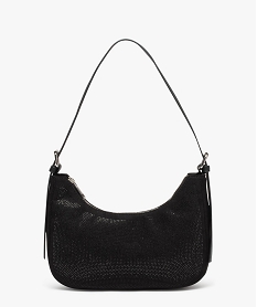 sac demi-lune avec strass femme noir standardE349501_1