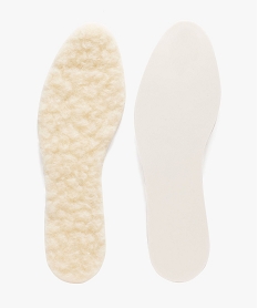 semelles chaussures en laine et en latex blanc standardE364101_2
