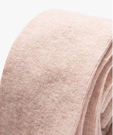 collants chauds unis et pailletes fille[missing] rose collantsE370001_3