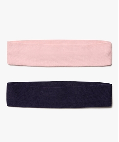 bandeau a cheveux en jersey fille (lot de 3) bleu standardE379101_1