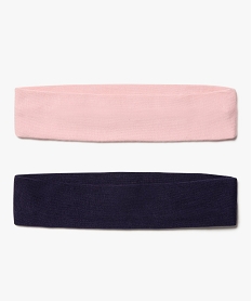 bandeau a cheveux en jersey fille (lot de 2) bleu standardE379101_3