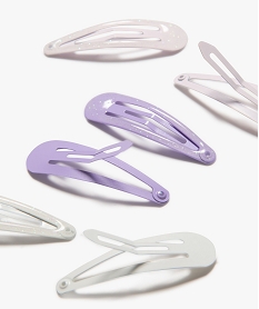 barrette a cheveux pailletees fille (lot de 6) violetE380501_2