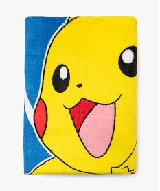 plaid polaire a motifs pikachu - pokemon bleu standardE384601_2