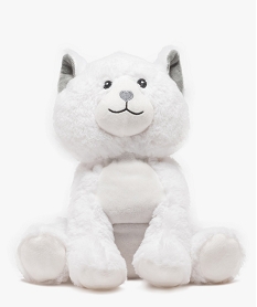 peluche bouillotte chat a chauffer au micro-ondes blanc autres accessoiresE388801_2