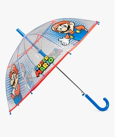 GEMO Parapluie enfant à motifs - Super Mario Blanc