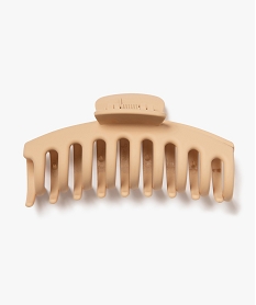 pince crabe pour les cheveux grand format femme beigeE391801_3