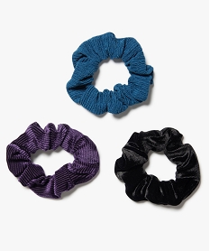 GEMO Chouchous multimatières femme (lot de 3) bleu canard