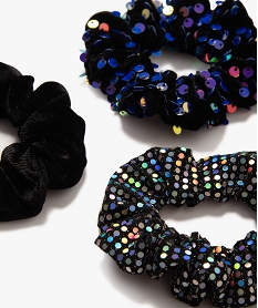 chouchous brillants pour les cheveux femme (lot de 3) multicolore accessoires cheveuxE394101_2