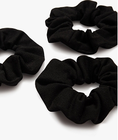 chouchous pour les cheveux femme (lot de 3) noir standard accessoires cheveuxE394401_2