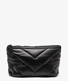 trousse maquillage matelassee femme noirE394701_4