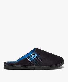 GEMO Chaussons homme mules tout confort en velours - DIM Bleu