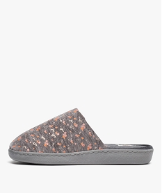 chaussons femme mule confort a motifs - dim grisE399001_3