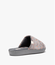 chaussons femme mule confort a motifs - dim grisE399001_4