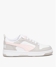 baskets femme tricolores style retro - puma blanc baskets pumaE400401_1