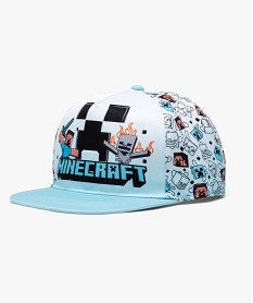 GEMO Casquette imprimé garçon - Minecraft Bleu