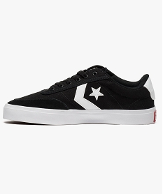 tennis en toile a empiecements contrastants - converse noirE405001_3