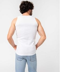 debardeur homme a col rond en coton biologique (lot de 2) blanc standard tee-shirts et debardeursE407201_3