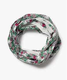 GEMO Foulard snood à motifs fleuris fille - LuluCastagnette Multicolore