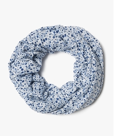 GEMO Foulard forme snood à motifs fleuris fille imprime fleurs
