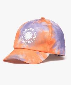 GEMO Casquette bicolore avec inscription fille Multicolore