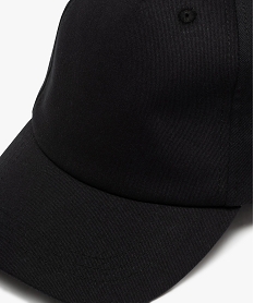 casquette en coton unie garcon noir standardE416501_2