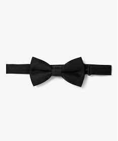 nœud papillon uni et ajustable homme noir vifE425101_3
