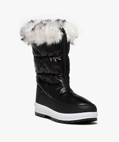 Gemo Bottes FourrÃ©es Beige Femme Bottes Fourrées Femme Gemo Store