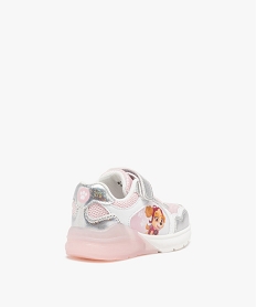 baskets bebe fille en mesh et a paillettes avec semelle lumineuse - pat patrouille rose baskets et tennisE433401_4