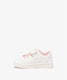 baskets bebe fille a scratch motif printemps - lulu castagnette blanc standard baskets et tennisE434101_3