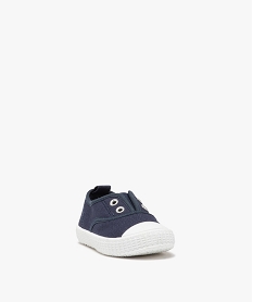 tennis en toile avec bout renforce bebe fille bleu baskets et tennisE439201_2