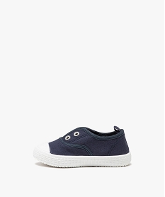 tennis en toile avec bout renforce bebe fille bleu baskets et tennisE439201_3