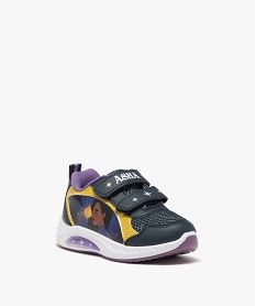 baskets basses imprimees a semelle lumineuse - disney wish violet basketsE441401_2