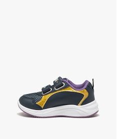 baskets basses imprimees a semelle lumineuse - disney wish violet basketsE441401_3
