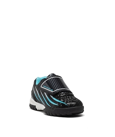 baskets garcon bicolores a scratch style crampons noir vif basketsE442101_2
