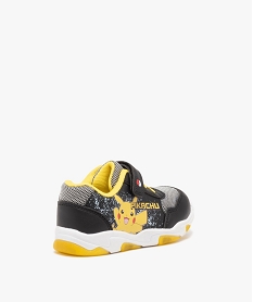 baskets garcon pikachu avec scratch et semelle lumineuse - pokemon noir basketsE442201_4