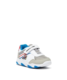 baskets imprime a semelle lumineuse garcon - mario kart blanc standard basketsE442301_2