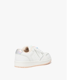 baskets avec lacets elastiques fantaisie fille - lovely wings blanc standard basketsE444601_4