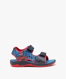 GEMO Sandales garçon sport avec deux brides scratch - Spiderman Rouge