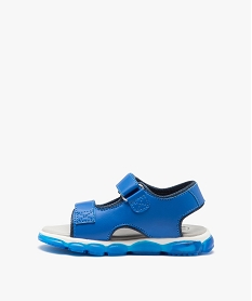 sandales garcon a scratch et semelle lumineuse - pat patrouille bleu standard sandales et nu-piedsE447901_3