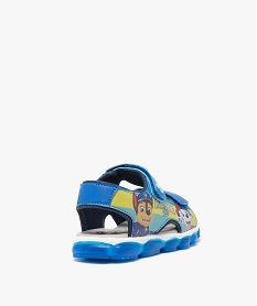 sandales garcon a scratch et semelle lumineuse - pat patrouille bleu standard sandales et nu-piedsE447901_4