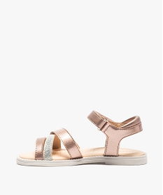 sandales fille a fines brides metallisees et scratch – geox rose vifE448001_3