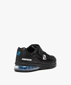 baskets garcon unies multi-matieres avec semelle a bulle dair - freegun noir standard basketsE455201_4