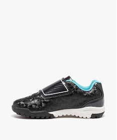 baskets bicolores a crampons fermeture scratch garcon noir standard basketsE455701_3