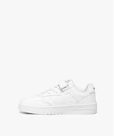 baskets garcon unies a scratch et lacets elastiques - starter blanc standard basketsE456701_3