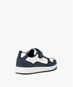 baskets garcon bicolores a scratch style retro blanc standard basketsE457501_4