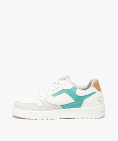 baskets fille multicolores a lacets - chipie blanc basketsE462801_3