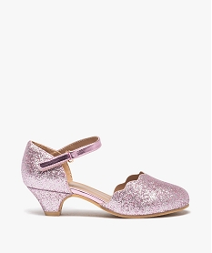 GEMO Babies à talon pailletées fille rose standard