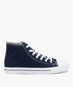 tennis en toile montante a bout renforce homme bleu baskets et tennisE467501_1