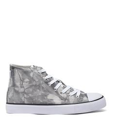 GEMO Baskets homme en toile montante délavée - Camps United gris standard